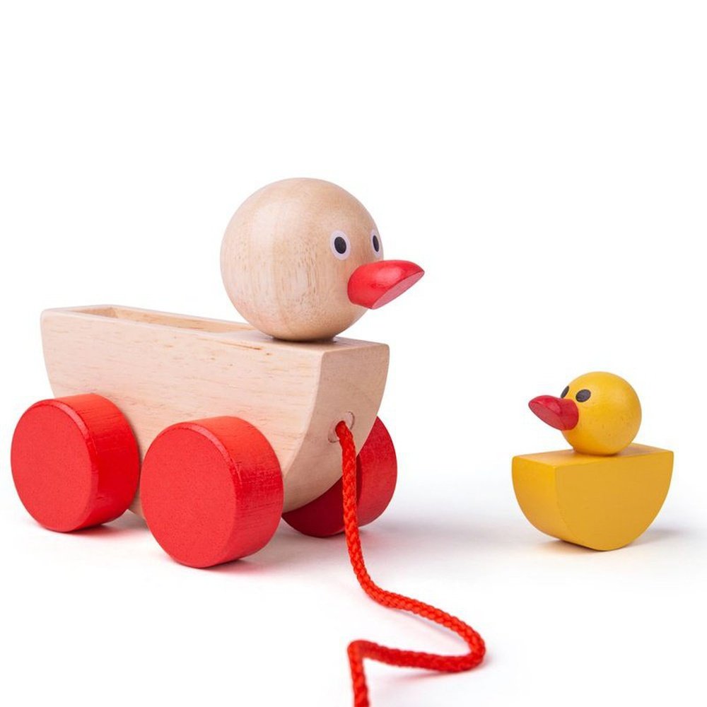 Duck Wooden Pull Along Toy 1