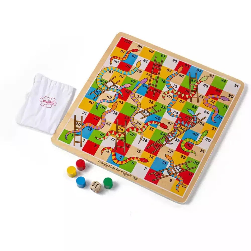 Bigjigs Snakes and Ladders Game 
