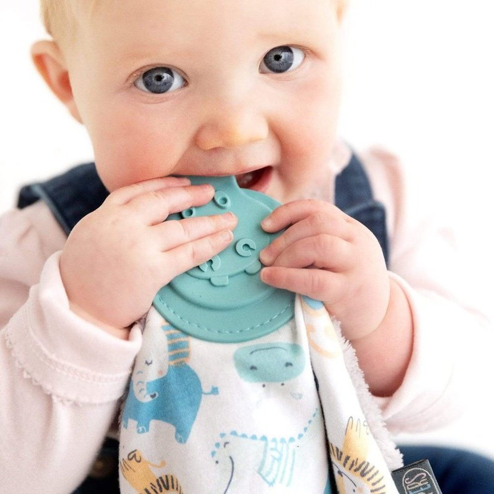 Baby Comforter with Teether - Cheeky Animals 2