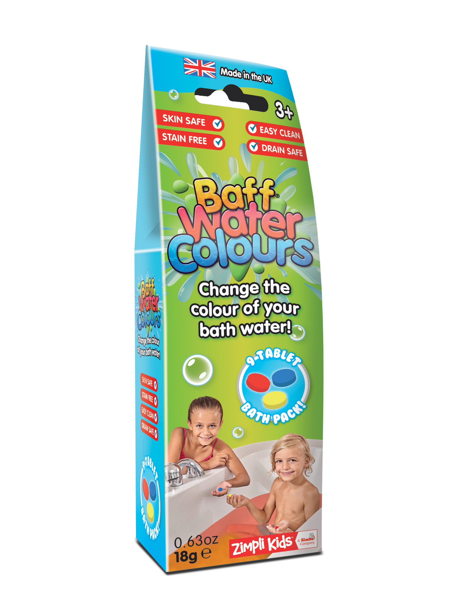 Baff Water Colours - Colour Changing Bath Tablets