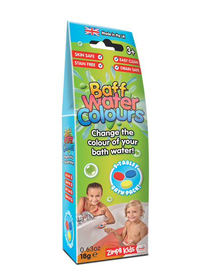 Baff Water Colours - Colour Changing Bath Tablets 1