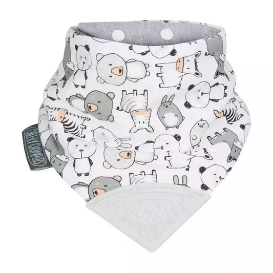 Neckerchew Teething Dribble Bib - Panda Pals 2