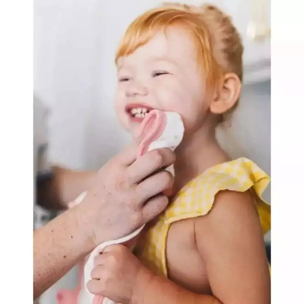 Muslin Wash Cloths - Pink Shimmer Set of 3 3