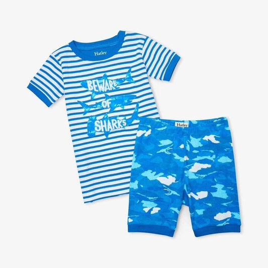 Shark Camo Organic Cotton Short Pyjamas 1