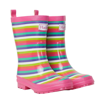 Wellingtons - Rainbow Stripes 1