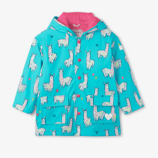 Hatley Rain Jacket - Adorable Alpacas 