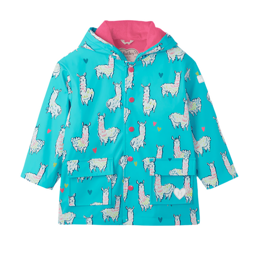 Hatley Rain Jacket - Adorable Alpacas 