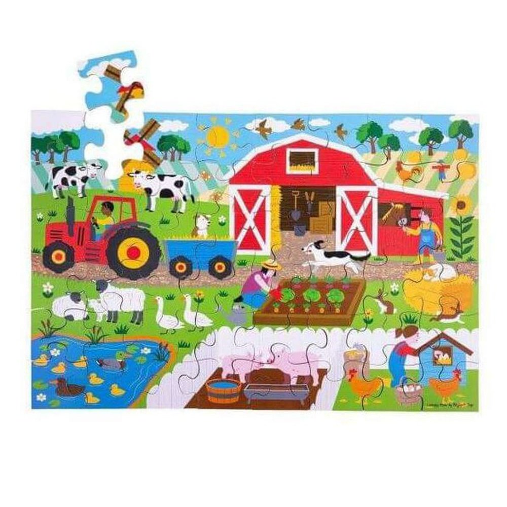 Farmyard Floor Puzzle - 48pcs 1