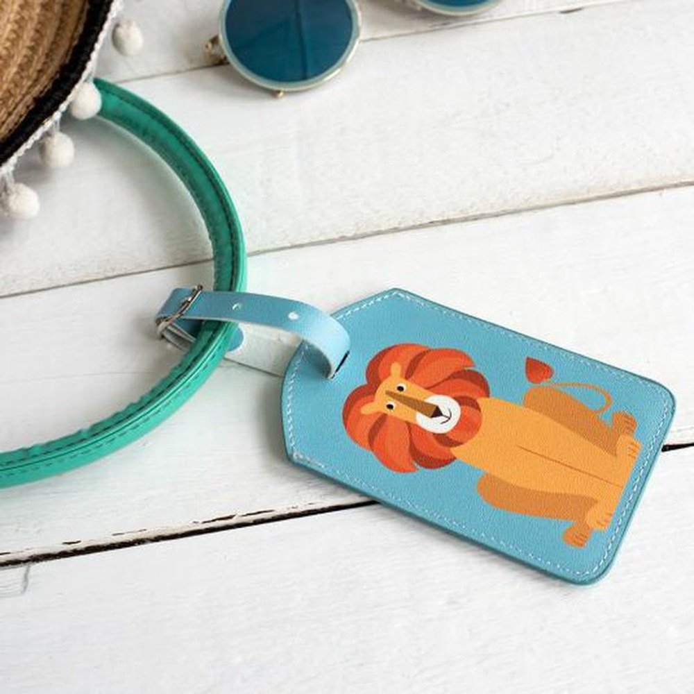Charlie The Lion Luggage Tag 1