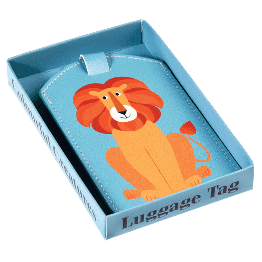 Charlie The Lion Luggage Tag 2