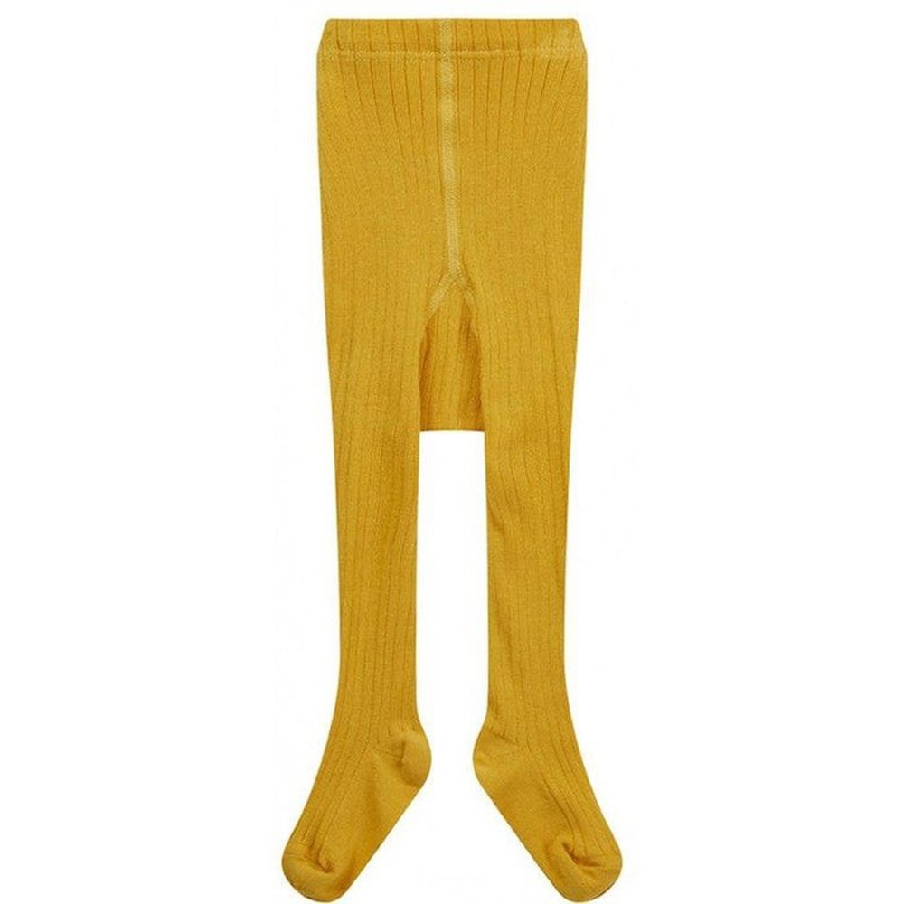 Rib Tights - Mustard Yellow 1