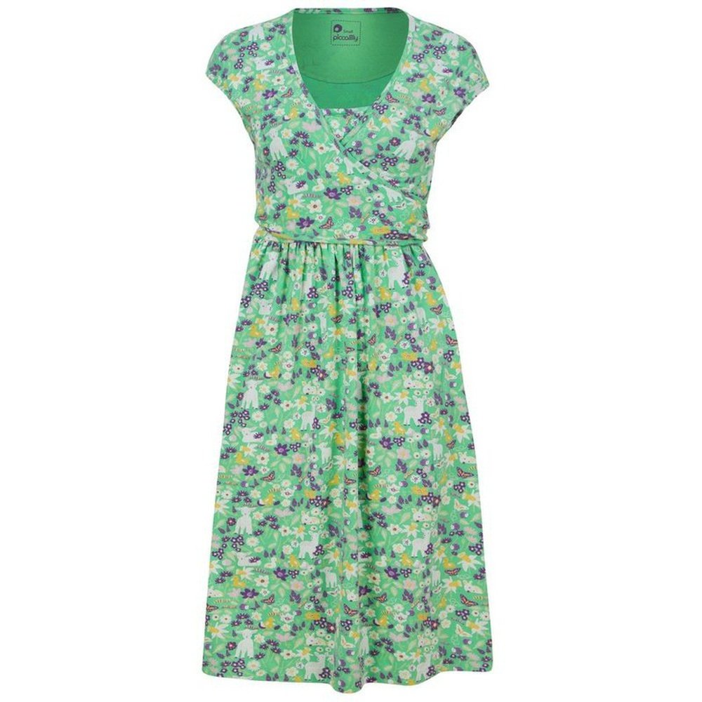 Adult Wrap Dress - Spring Meadow 1