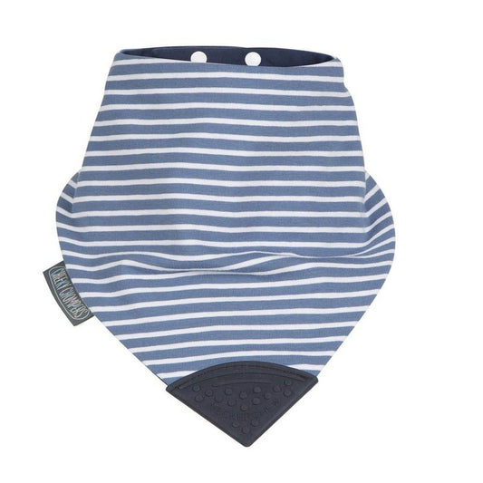 Oral Sensory Neckerchew 4y+ - Navy Stripe 1