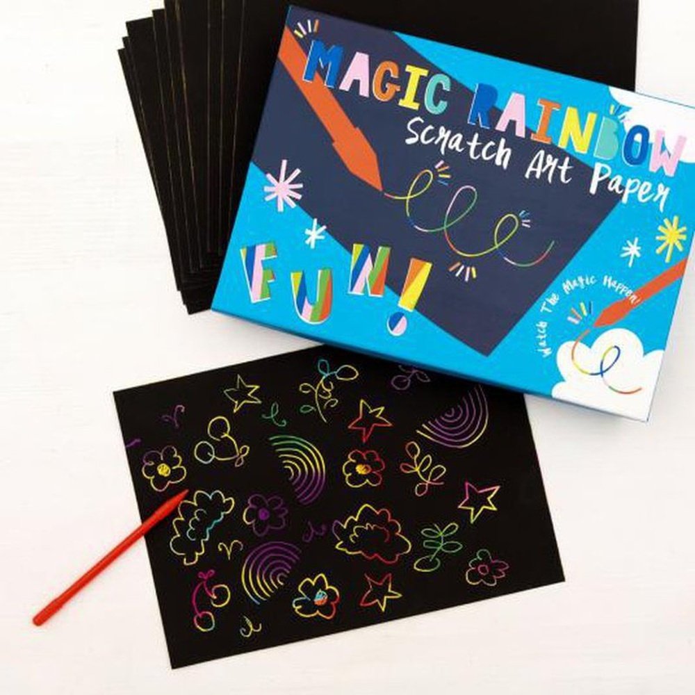 Rainbow Scratch Art Kit 1