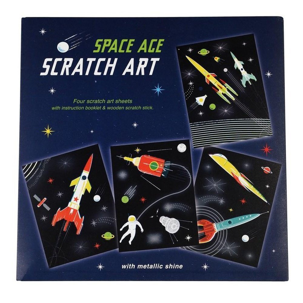 Space Age Scratch Art 1