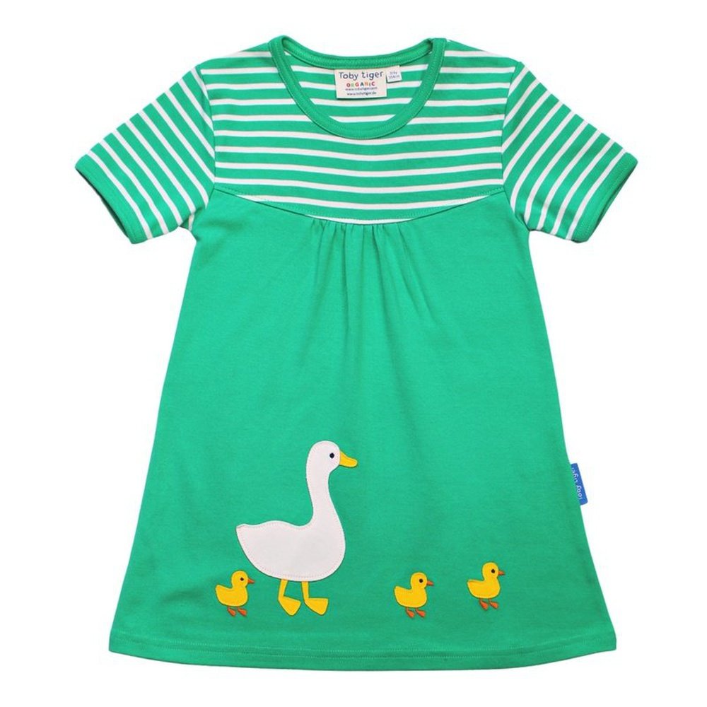 Duck Applique Sort Sleeve Dress 1