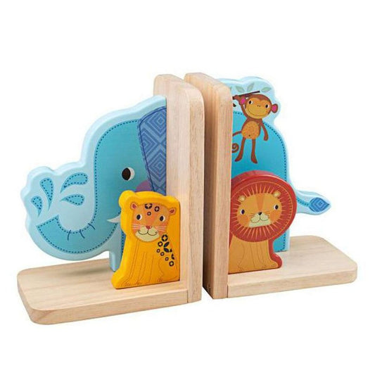 Wooden Bookends - Jungle Animals 1