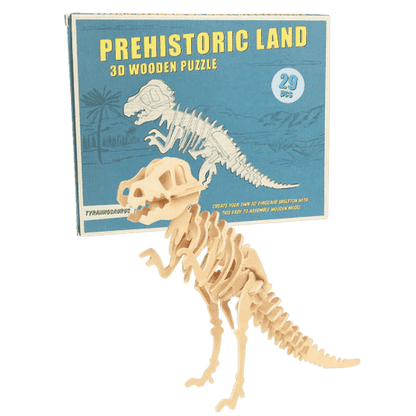 Wooden 3D Dinosaur Slot Model 1