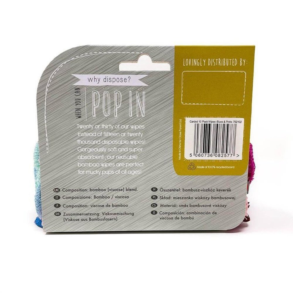 Pop-in Bamboo Wipes - Brights 2