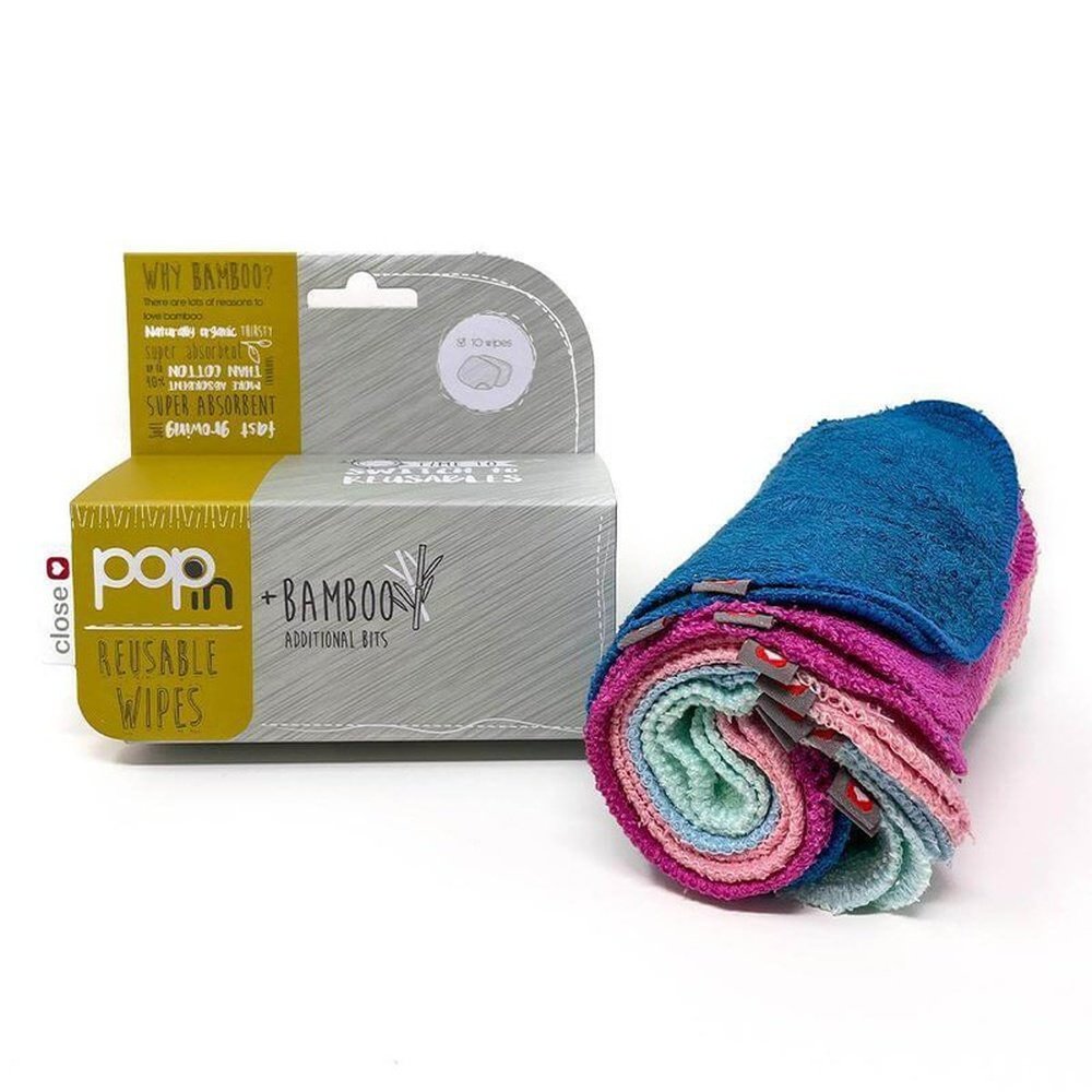 Pop-in Bamboo Wipes - Brights 1